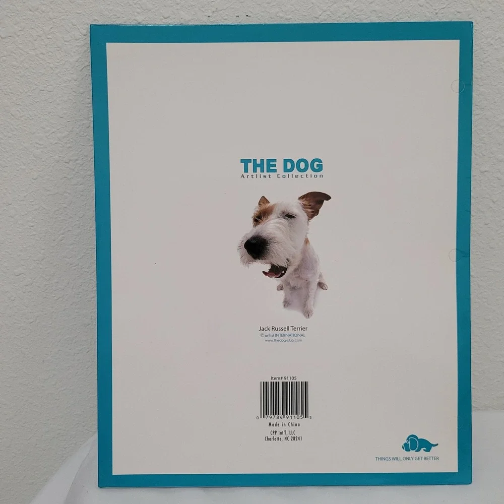 The Dog Artist Collection Lot of 3 2-Pocket Folders Lab Jack Russel Shepherd